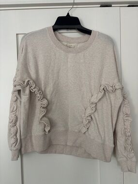 Mile(s) by Madewell neutral Crewneck Sweatshirt - Oatmeal Sz M